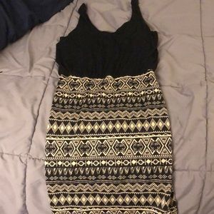 Aztec Print Dress